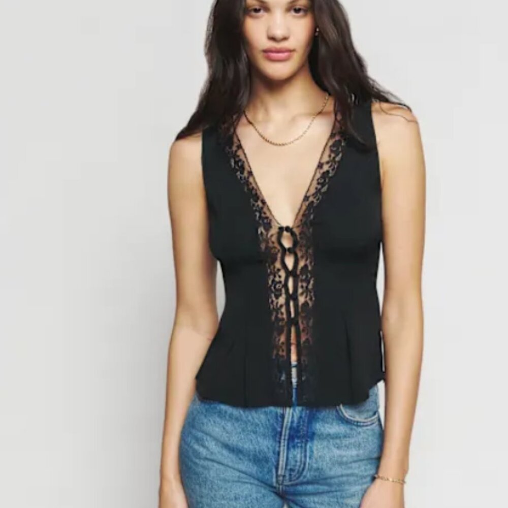 Reformation Cristina Top Size 4